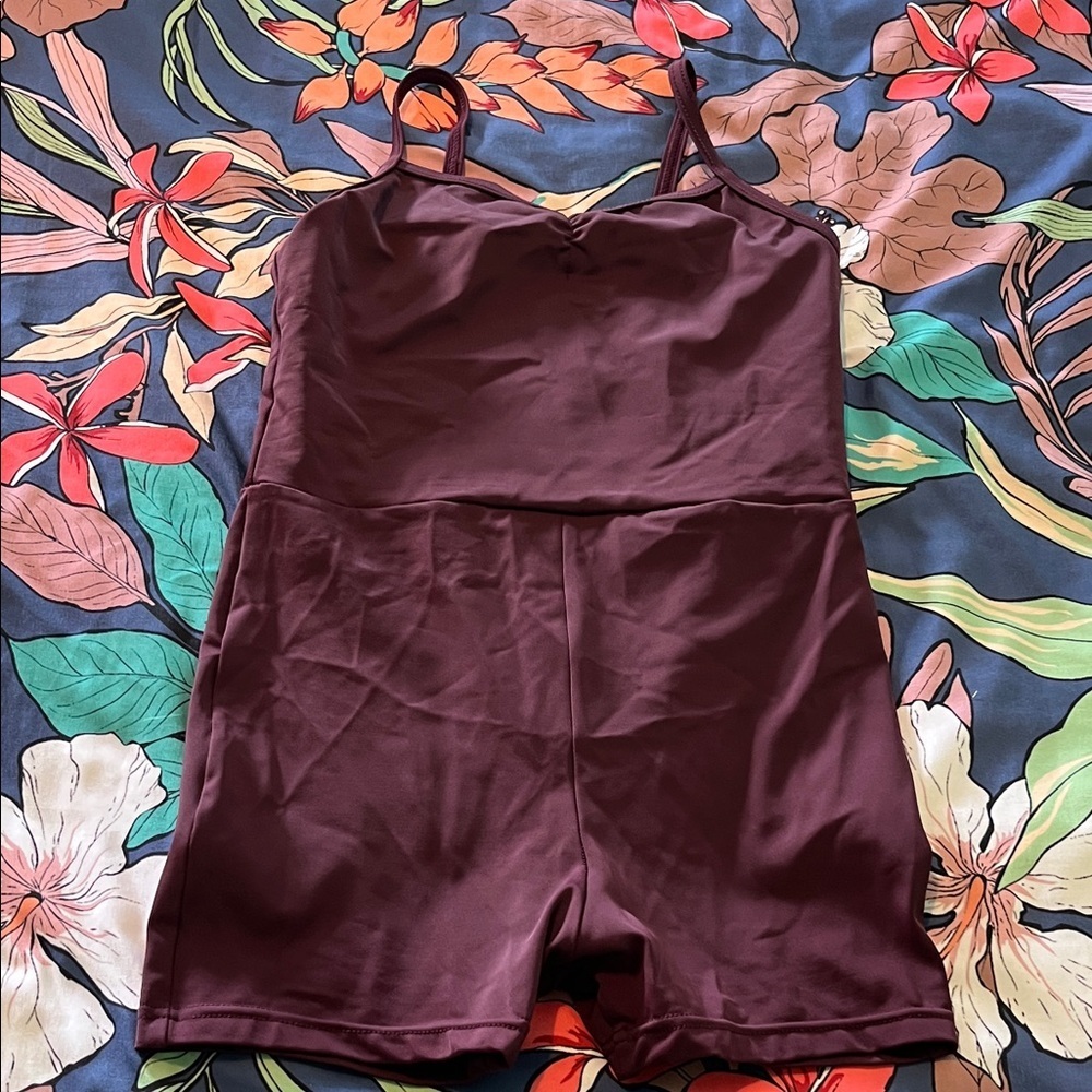 Stretch dance shorts leotard new